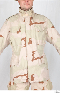  Photos Army Man in Camouflage uniform 12 21th century Army desert uniform jacket upper body 0001.jpg